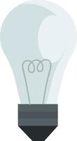 A light bulb, vector or color illustration.
