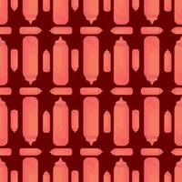 Ketchup pattern, illustration, vector on white background.