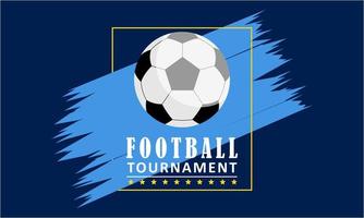 Football tournament illustration vector