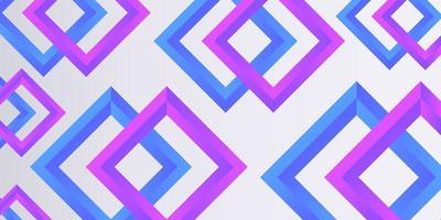 Geometric shape blue and purple background vector