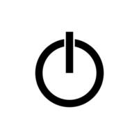 Power Button On Off Switch Sign for Pictogram, Art Illustration, Logo, Apps, Website or Graphic Design Element. Vector Illustration