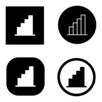 icono de Internet de datos de estilo de línea, se puede utilizar como signo o símbolo en el trabajo vector