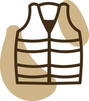 Repairmen vest, illustration, vector, on a white background. vector