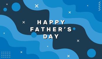 Happy father's day background in modern style vector