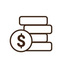 Remittance icon. Foreign currency flat sign vector illustration.