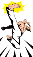 krigisk konst kung fu karate sparka png