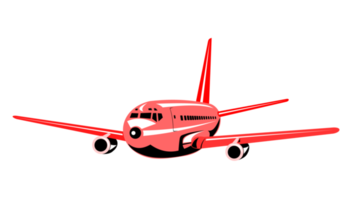 kommersiell jet plan trafikflygplan flygande png