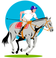 equestre mostrare salto retrò png