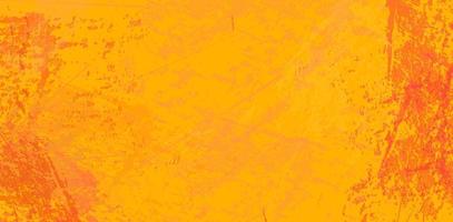 Abstract grunge texture orange color background vector