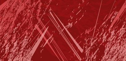 vector de fondo de color rojo de textura grunge abstracto