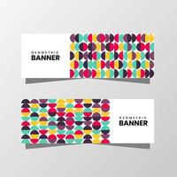 Vector Graphic of Geometric Banner Design. with colorful style. Perfect for you use