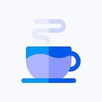 icono de taza. icono de comida y equipo. perfecto para la presentación de aplicaciones móviles de sitios web y cualquier otro proyecto. icono de diseño de estilo plano vector