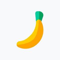 Banana Icon. Food and Equipment Icon. Perfect for website mobile app presentation and any other projects. Icon design flat style vector