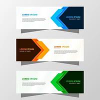 Vector Graphic of Abstract Banner Design. with modern Blue, Orange and Green color scheme. Suitable for banner sale, presentation, promotion, flyer, poster and brochure.