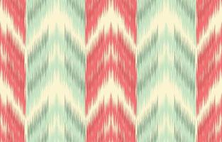 Seamless pattern, red and green sweater fabric pattern, Christmas and New Year winter ikat, textile apparel knitting pattern. vector