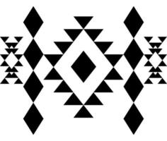 black and white geometric pattern vector