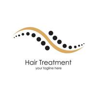 Hair treatments vector icon Illustration design template.