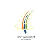 Hair treatments vector icon Illustration design template.