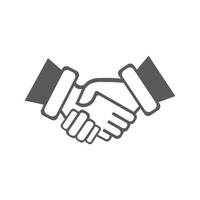 hand shake logo vector