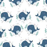Cute animal cartoon pattern suitable for wallpaper