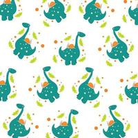 Cute cartoon animals pattern perfect for wallpaper vector