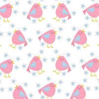 Seamless pattern with cute animal cartoons perfect for wrapping paper and decoration vector