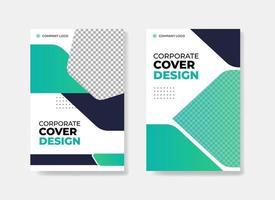 Corporate modern cover design template vector