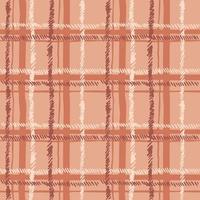 Checkered vector seamless pattern. Hand draw vector tablecloth texture. Great for label, print, packaging, fabric.