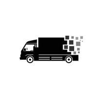 fast delivery logo transport design