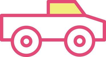 Red car transport, illustration, vector, on a white background. vector