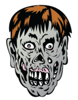 zombie skalle ansikte monster png