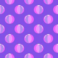 Purple balls , seamless pattern on a purple background. vector