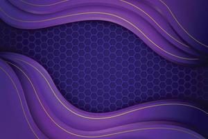 Wave and Line Abstract Background vector