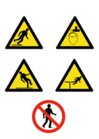 lieu de travail signe glissant chute chute png