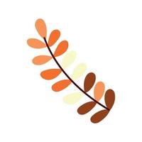 leaves branch icon vector