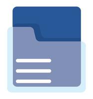 data folder in glassmorphism vector
