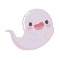 cute ghost cartoon vector