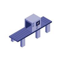 Isometric Industry production vector