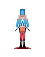 nutcracker with drum vector