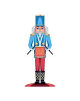 nutcracker with drum vector