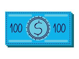 dollar money banknote vector