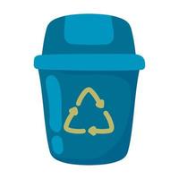 recycle bin trash vector