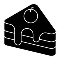 A perfect design icon of cake slice vector