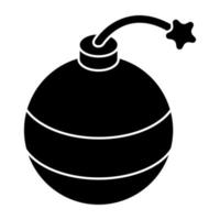 icono de diseño perfecto de bomba vector