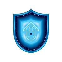 smart home security vector