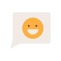 chat emoticon face vector