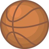 pelota de baloncesto, ilustración, vector sobre fondo blanco