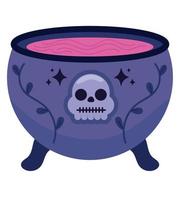 cauldron esoteric icon vector