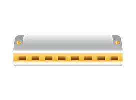 harmonica music instrument vector