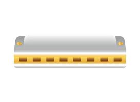 harmonica music instrument vector